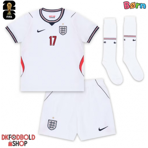 England Morgan Rogers #17 Hjemmebanesæt Børn VM 2026 Kort ærmer (+ korte bukser)